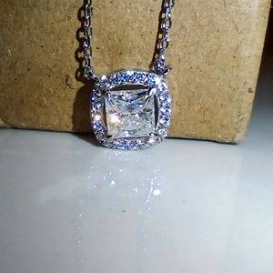 .89 Carat Moissanite Necklace